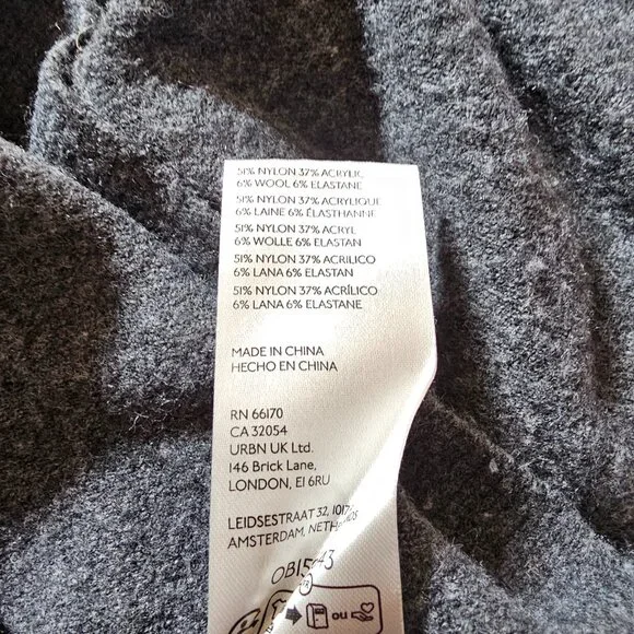 Free People Luna Sweater-Charcoal Grey xs - Picture 4 of 11